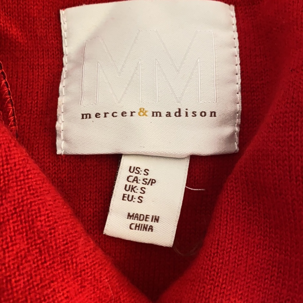 Mercer & Madison lightweight red wool coat - Picture 6 of 6